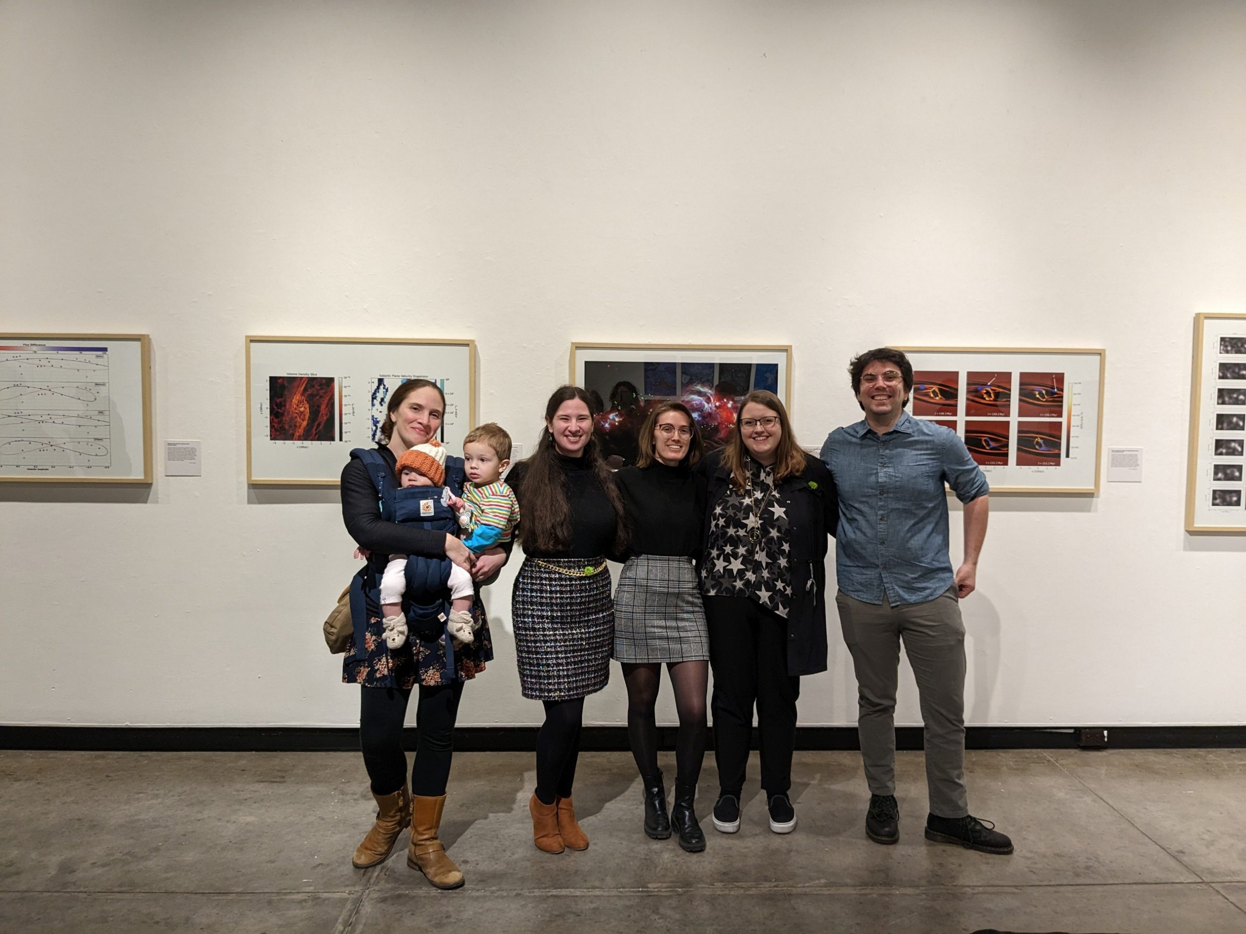 The Milky Way Laboratory Contributes to Art Exhibit at the University